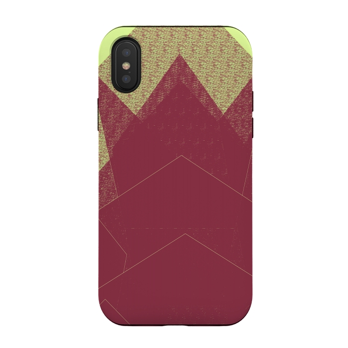 iPhone Xs / X StrongFit Sunset Mountain autumn by ANoelleJay