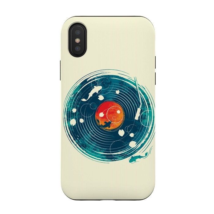 iPhone Xs / X StrongFit Pond of Music by Steven Toang