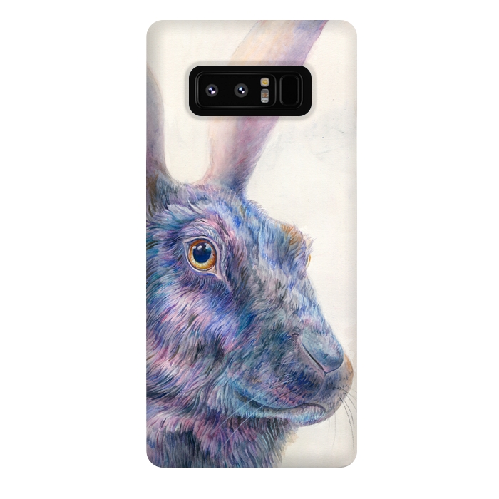 Galaxy Note 8 StrongFit Black Rabbit by Brandon Keehner