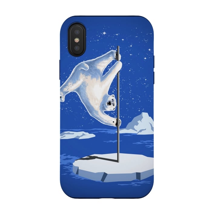 iPhone Xs / X StrongFit North Pole Dancer by Jay Maninang
