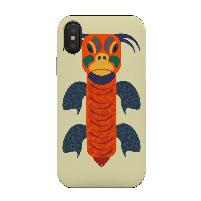 iPhone Xs / X StrongFit Tortoise-orange by Parag K