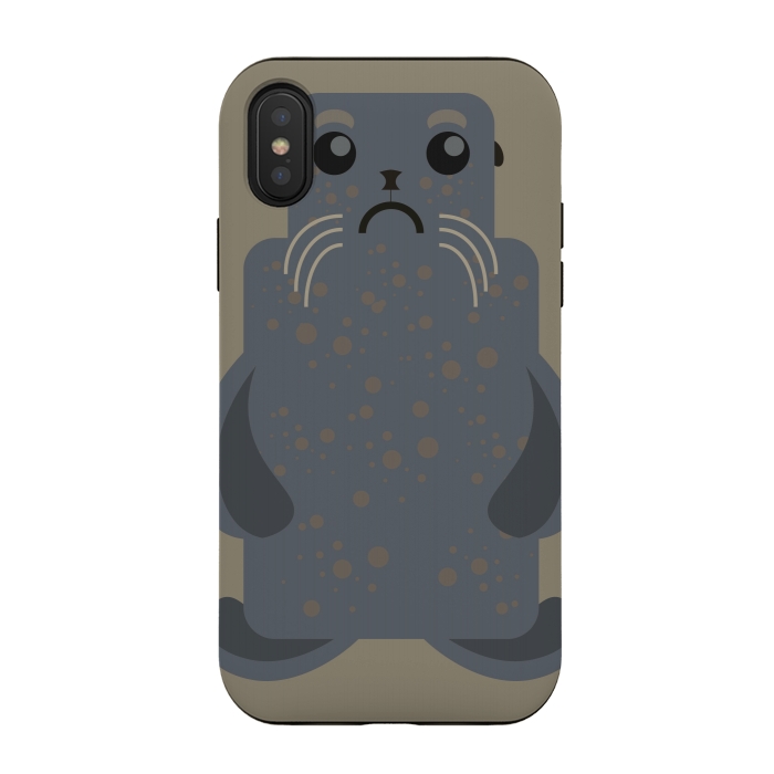 iPhone Xs / X StrongFit Sea lion by Parag K