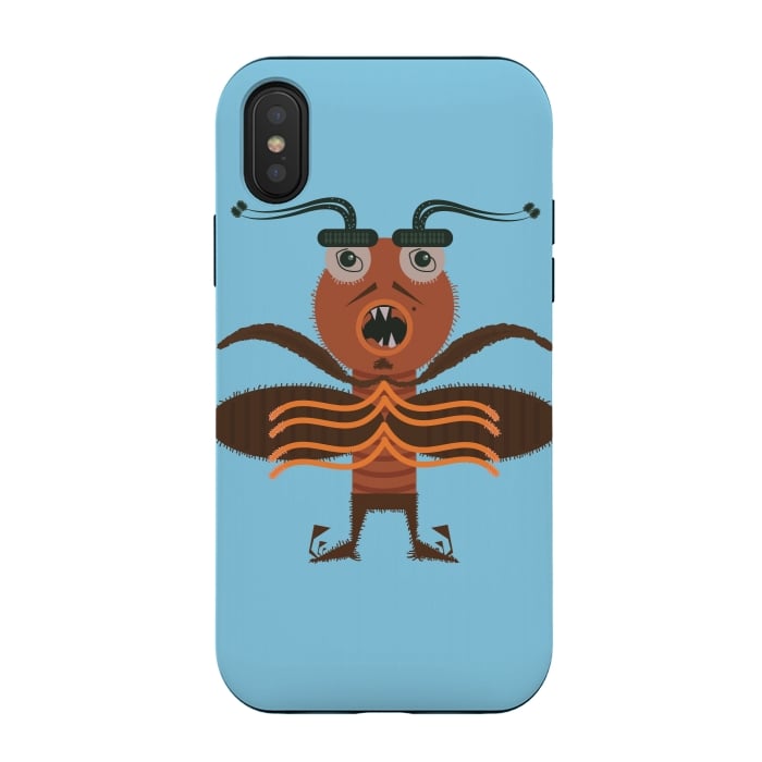 iPhone Xs / X StrongFit Bee by Parag K