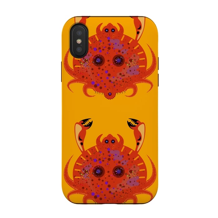 iPhone Xs / X StrongFit Crab by Parag K