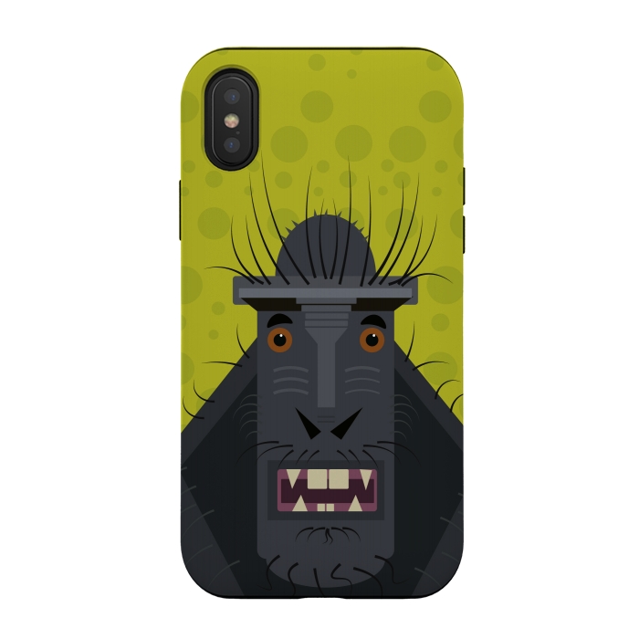 iPhone Xs / X StrongFit  Monkey by Parag K