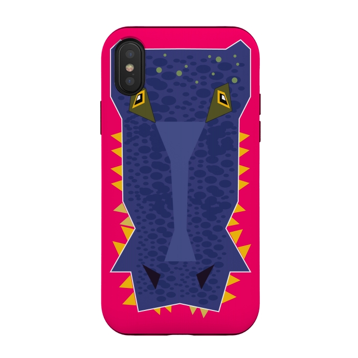 iPhone Xs / X StrongFit Crocodile by Parag K