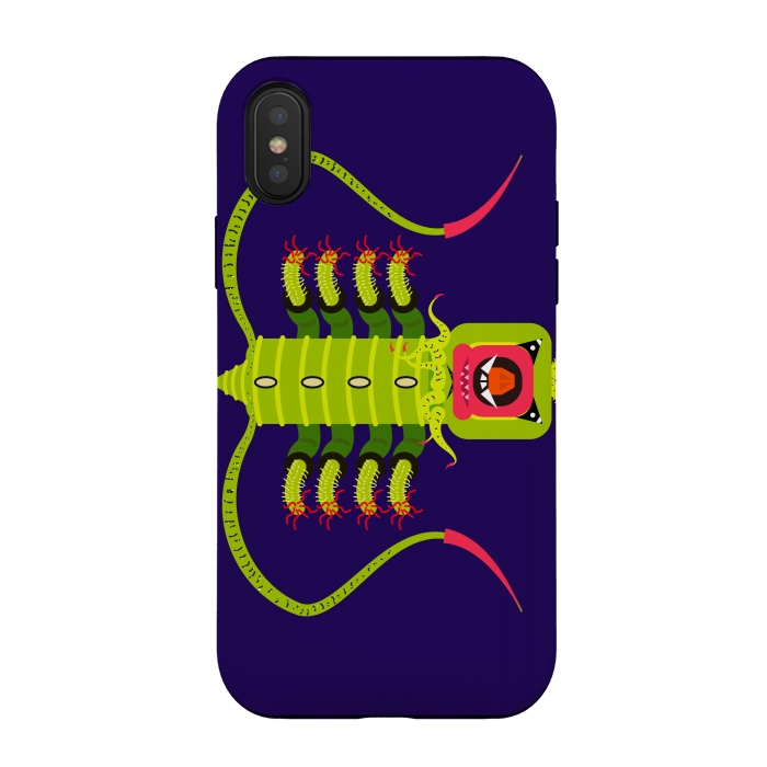 iPhone Xs / X StrongFit Catterpiller4 by Parag K