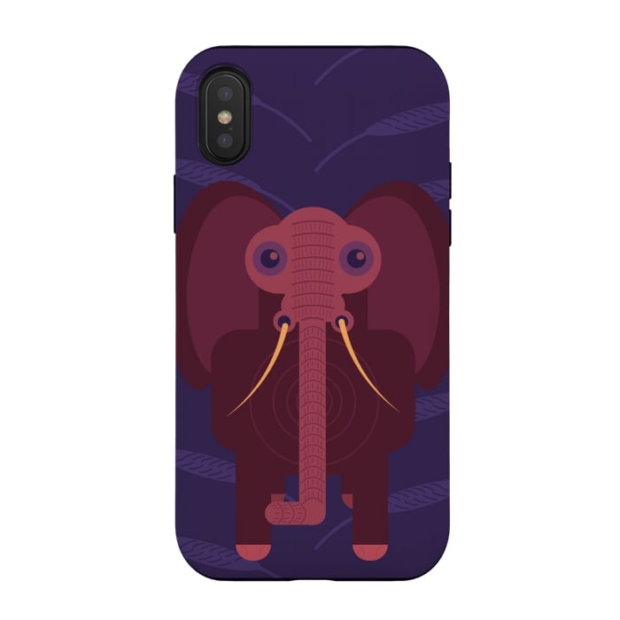 iPhone Xs / X StrongFit Elephant  by Parag K