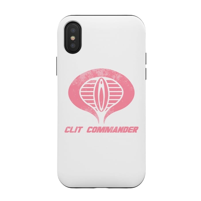 iPhone Xs / X StrongFit Clit Commander by Manos Papatheodorou