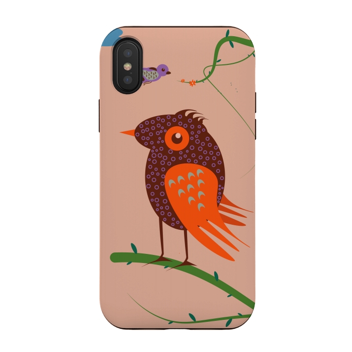 iPhone Xs / X StrongFit Bird by Parag K