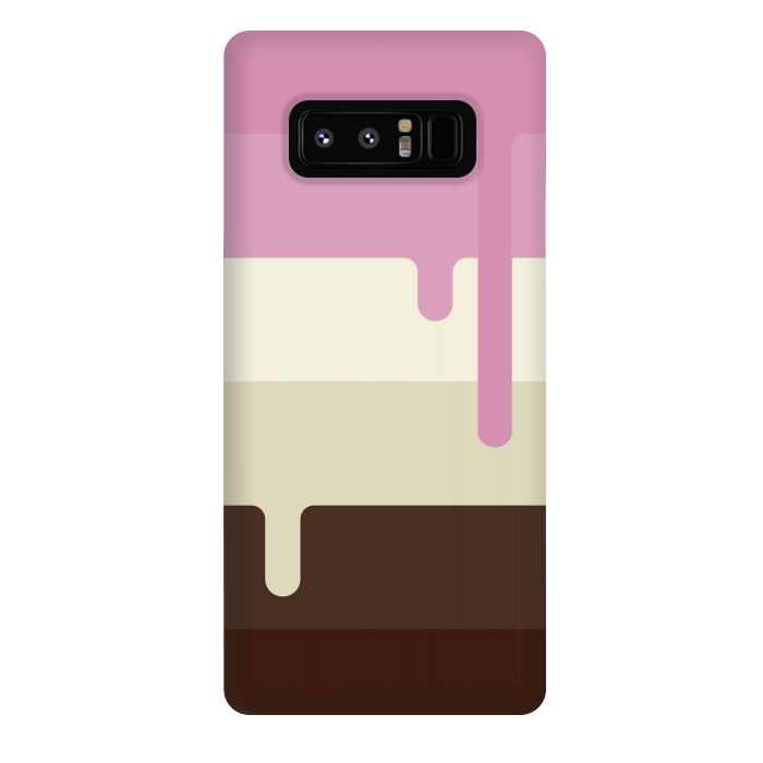 Galaxy Note 8 StrongFit Neapolitan Ice Cream by Dellán