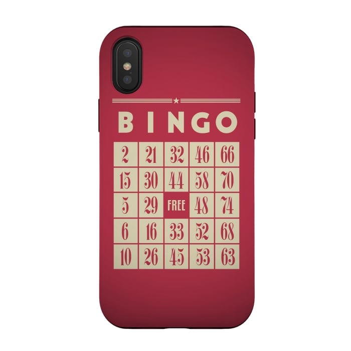 iPhone Xs / X StrongFit Bingo! by Dellán