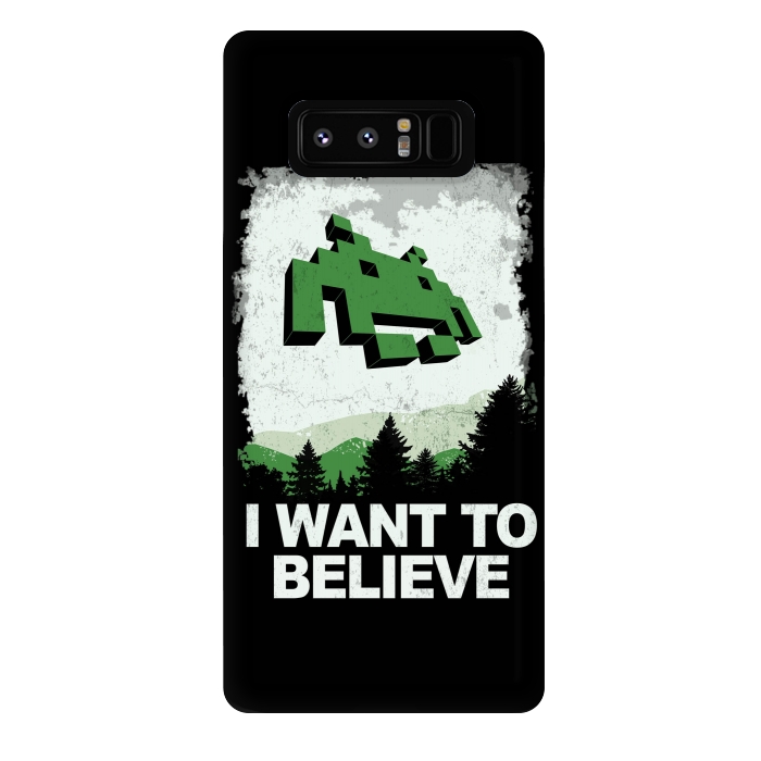 Galaxy Note 8 StrongFit I WANT TO BELIEVE by SKULLPY
