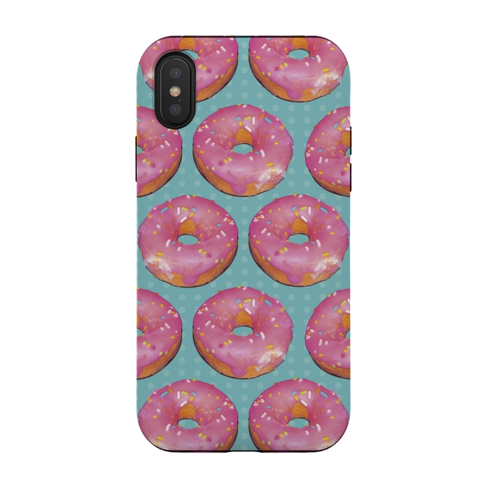 iPhone Xs / X StrongFit Mini Donuts by Dellán