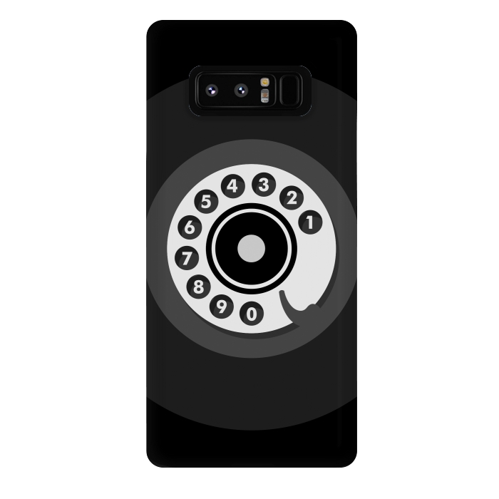 Galaxy Note 8 StrongFit Vintage Black Phone by Dellán