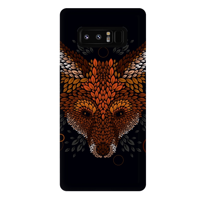 Galaxy Note 8 StrongFit Fox Face by Q-Artwork