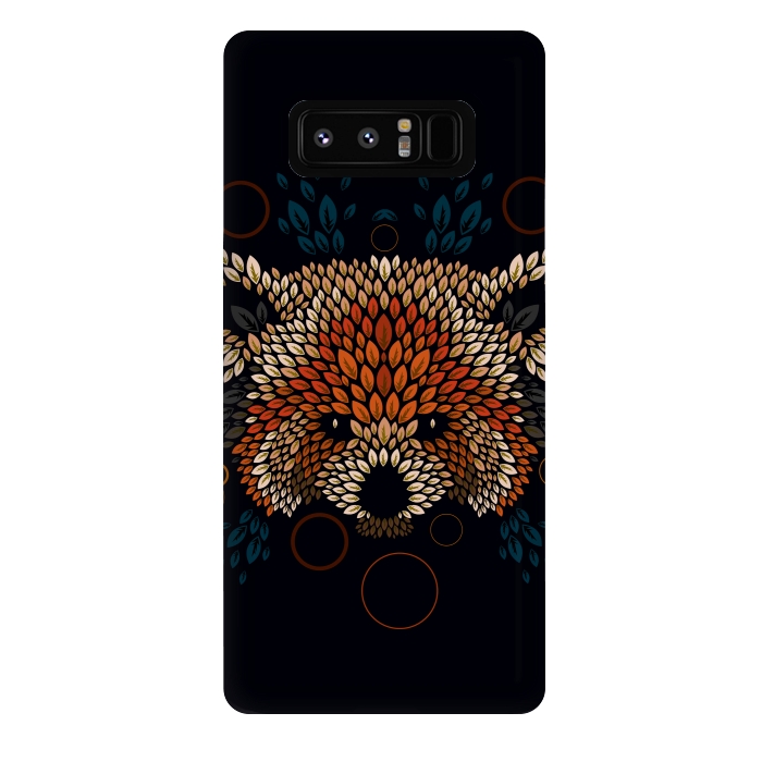 Galaxy Note 8 StrongFit Red Panda Face by Q-Artwork