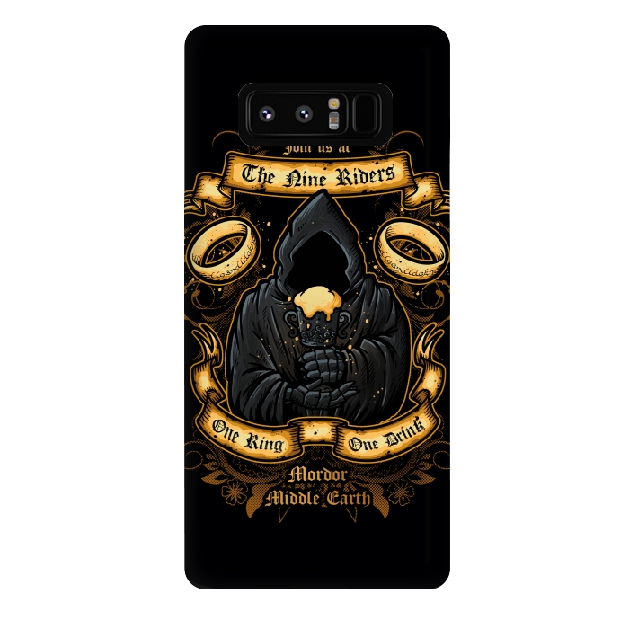Galaxy Note 8 StrongFit The Nine Tavern by Q-Artwork