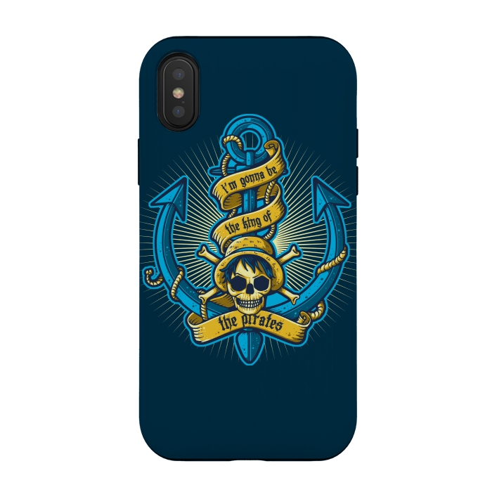 iPhone Xs / X StrongFit King Of Pirates by Q-Artwork