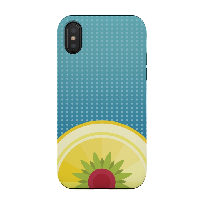 iPhone Xs / X StrongFit Blue Hawaii by Dellán