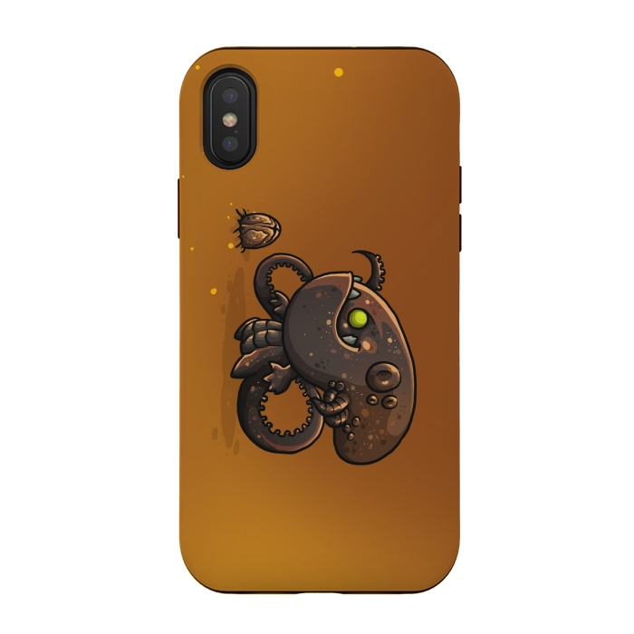 iPhone Xs / X StrongFit Cute Alien by Q-Artwork