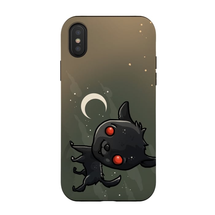 iPhone Xs / X StrongFit Cute Black Shuck by Q-Artwork