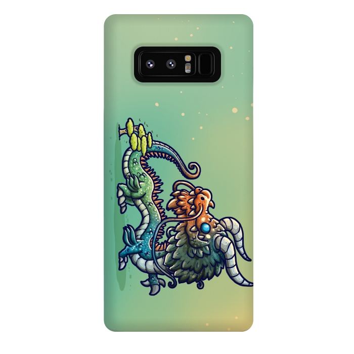 Galaxy Note 8 StrongFit Cute Chinese Dragon by Q-Artwork
