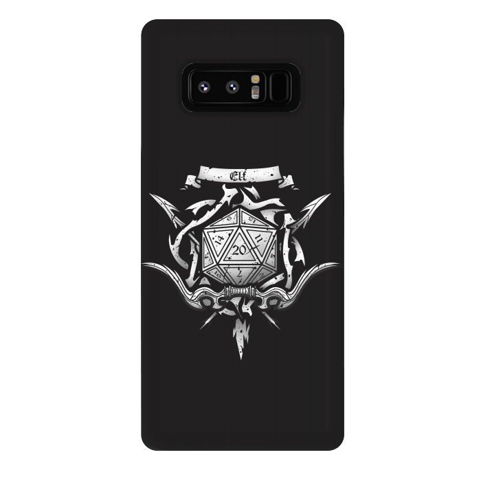 Galaxy Note 8 StrongFit Elf Crest by Q-Artwork