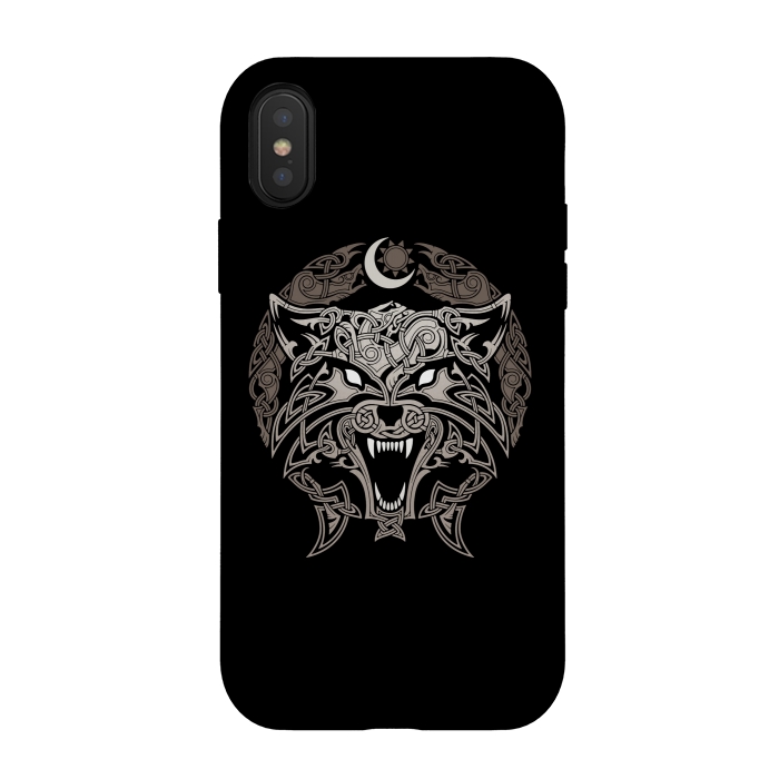 iPhone Xs / X StrongFit RAGNAROK WOLVES by RAIDHO