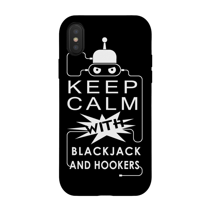 iPhone Xs / X StrongFit KEEP CALM by RAIDHO