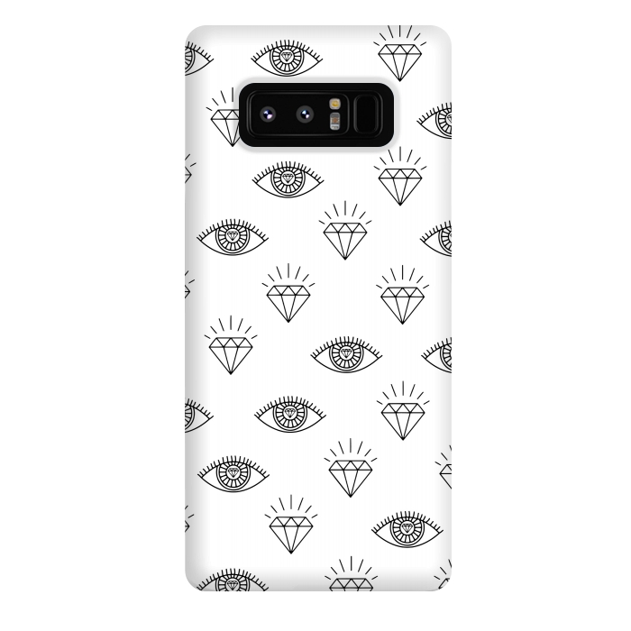 Galaxy Note 8 StrongFit Diamond Eyes by Uma Prabhakar Gokhale