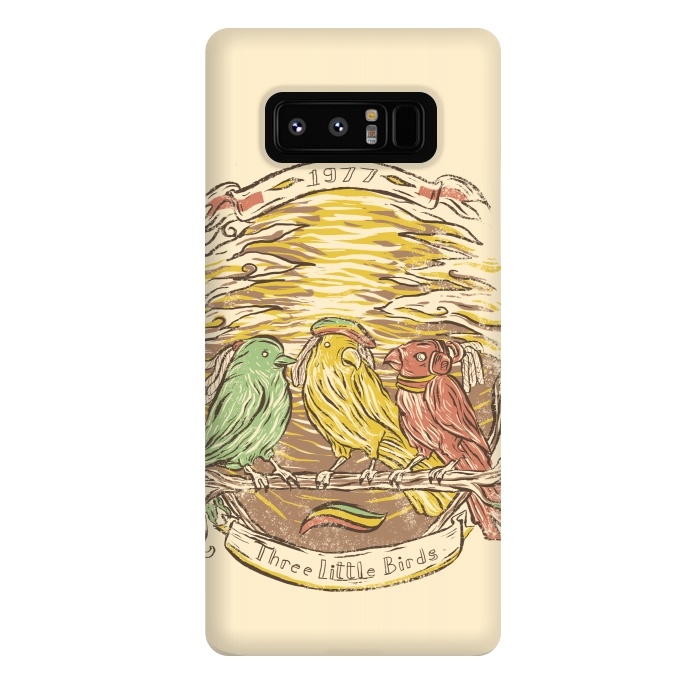 Galaxy Note 8 StrongFit Three Little Birds by Ilustrata