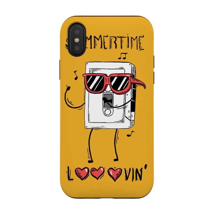 iPhone Xs / X StrongFit Summertime lovin by Ilustrata