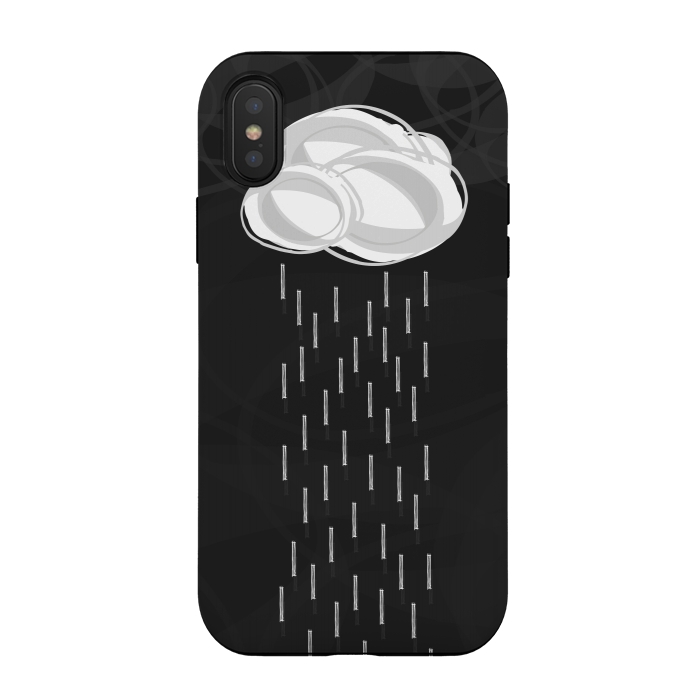 iPhone Xs / X StrongFit Midnight Rain by Dellán