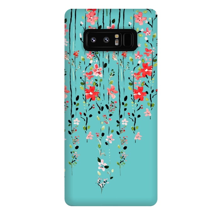 Galaxy Note 8 StrongFit Floral Dilemma by Uma Prabhakar Gokhale