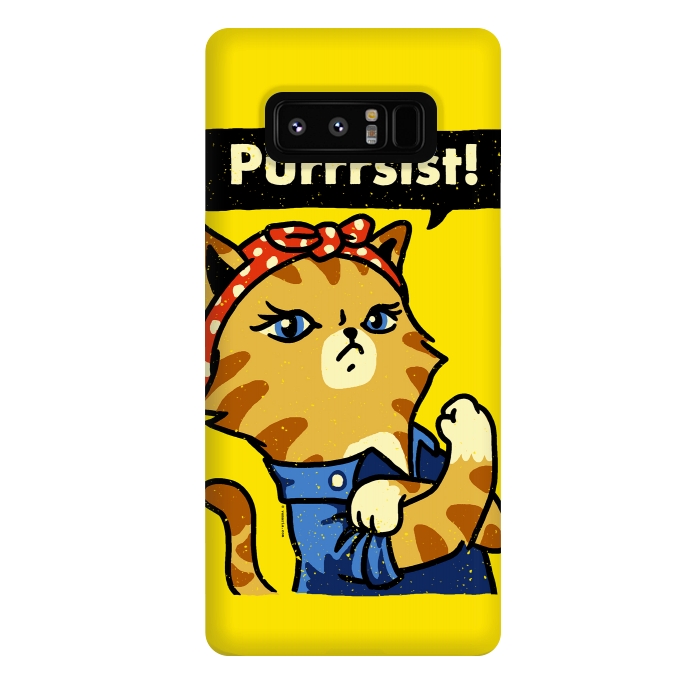 Galaxy Note 8 StrongFit Purrrsist! by Vó Maria