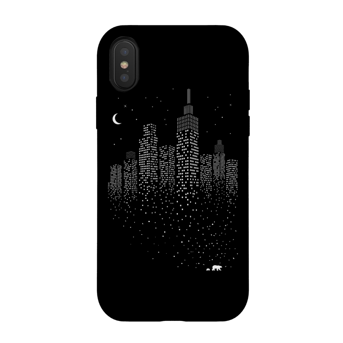 iPhone Xs / X StrongFit Polar City by Grant Stephen Shepley