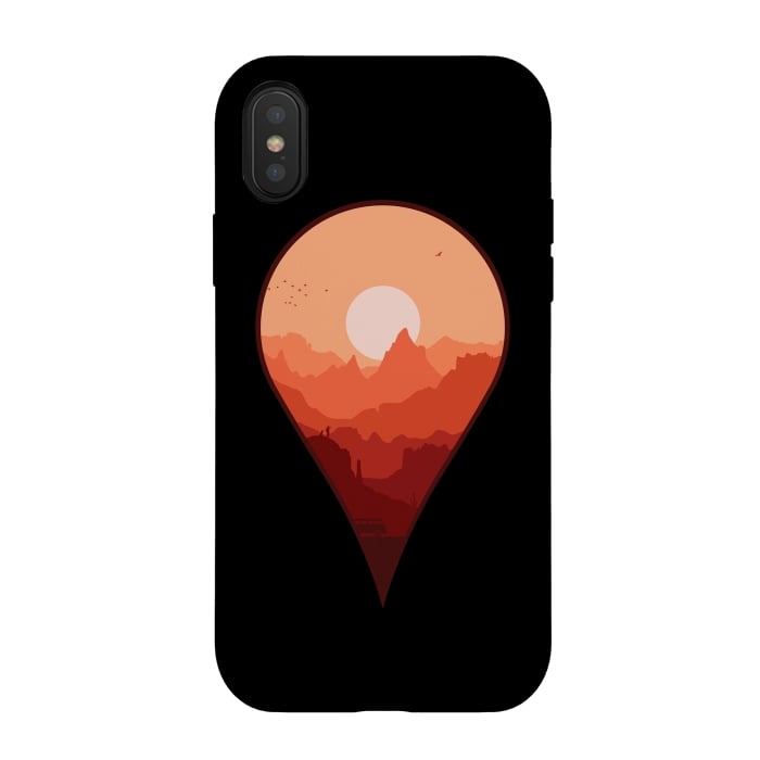 iPhone Xs / X StrongFit Destination Unknown by Grant Stephen Shepley