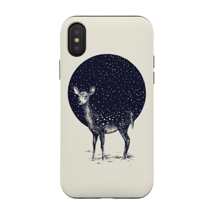 iPhone Xs / X StrongFit Snow Flake by Daniel Teixeira