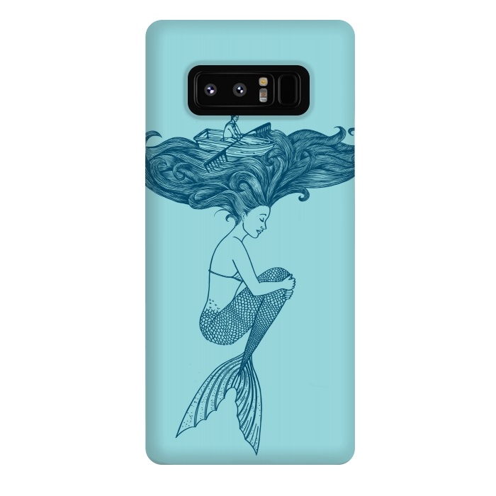 Galaxy Note 8 StrongFit Mermaid by Coffee Man