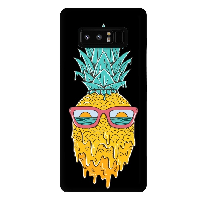 Galaxy Note 8 StrongFit Pineapple Summer by Coffee Man