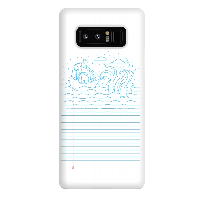 Galaxy Note 8 StrongFit My Mind's at sea by Grant Stephen Shepley
