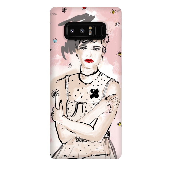 Galaxy Note 8 StrongFit Dior Girl by MUKTA LATA BARUA