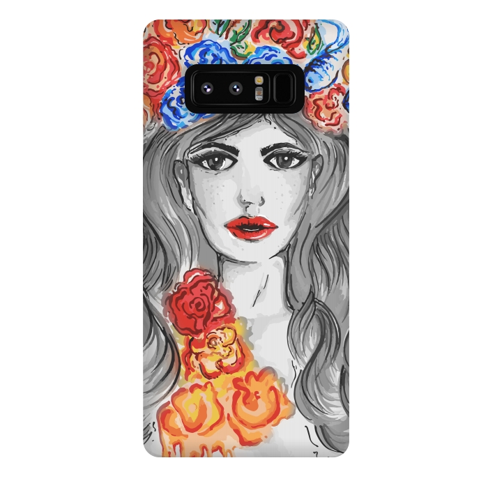 Galaxy Note 8 StrongFit flower girl by MUKTA LATA BARUA