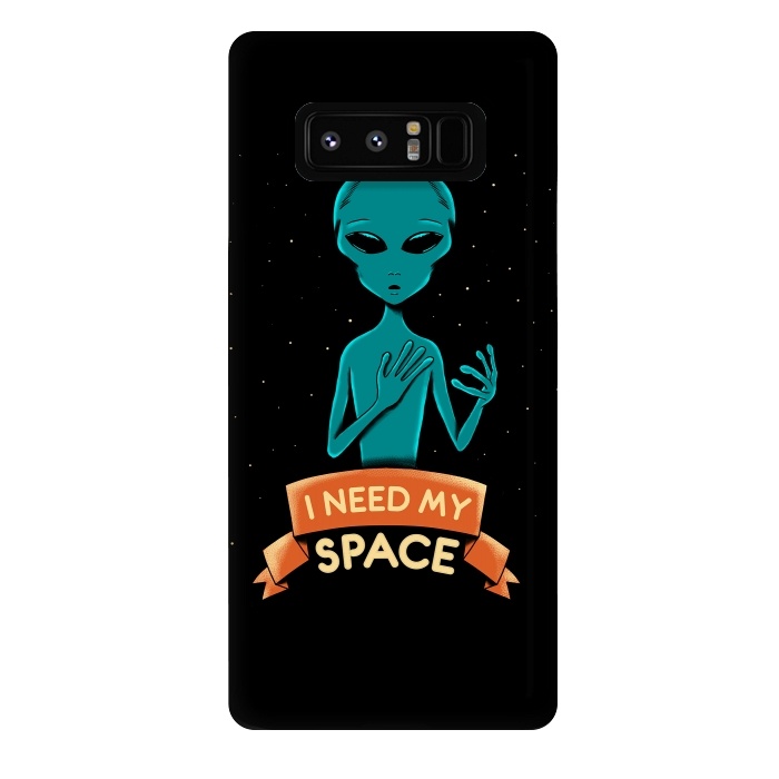 Galaxy Note 8 StrongFit I need my space by Coffee Man