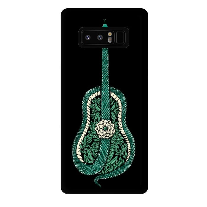 Galaxy Note 8 StrongFit Snake Guitar by Coffee Man
