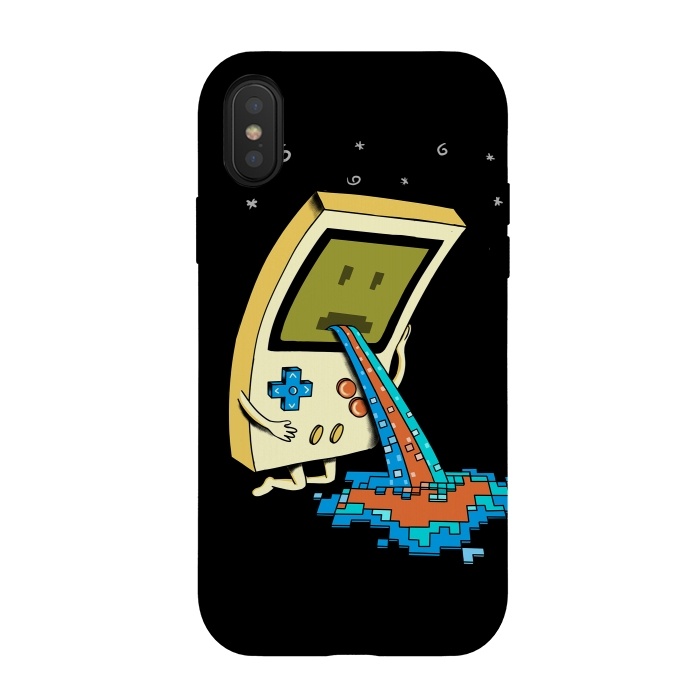 iPhone Xs / X StrongFit Vomit retro by Coffee Man