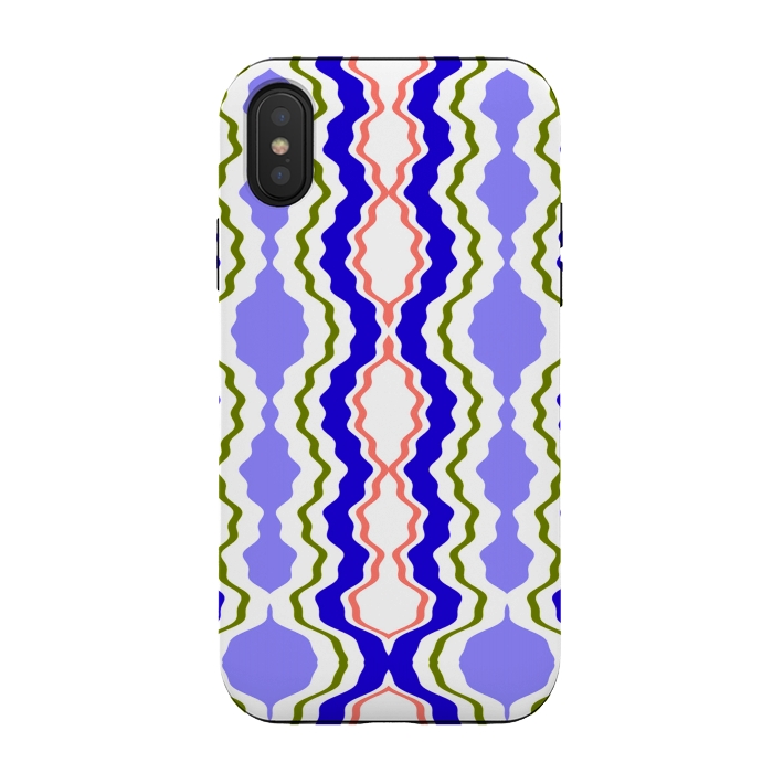 iPhone Xs / X StrongFit Travels by Bettie * Blue