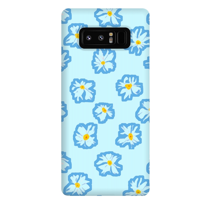 Galaxy Note 8 StrongFit Happy Daysies by Bettie * Blue