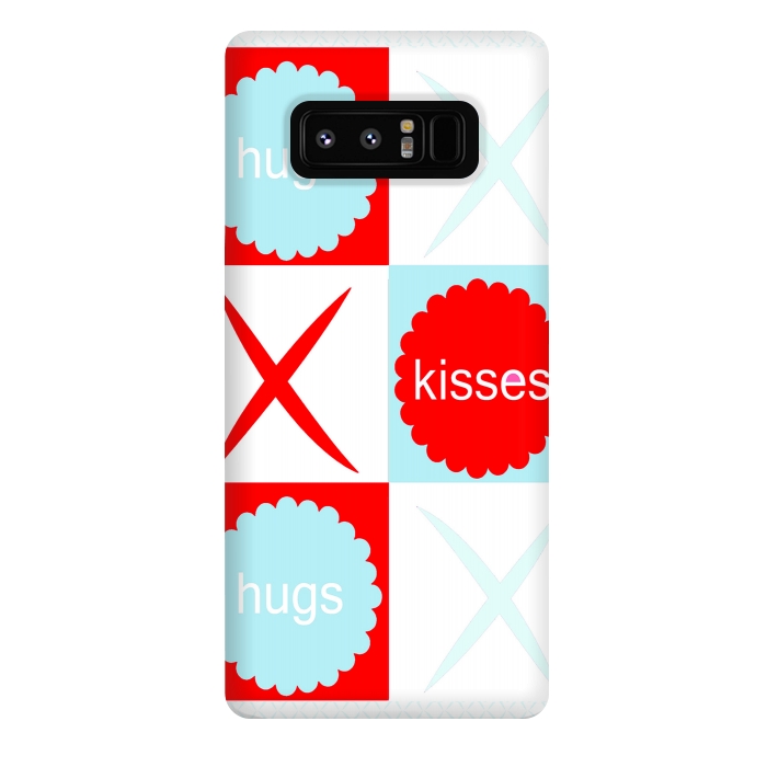 Galaxy Note 8 StrongFit Hugs & Kissies by Bettie * Blue